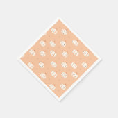Abstracte pompoenpatronen servetten (Hoek)