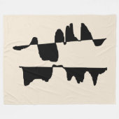 Abstracte Pool Deken Dubbelzijdig (Voorkant (Horizontaal))