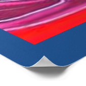 Abstracte poolzaal poster (Hoek)