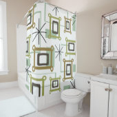 abstracte Pop art. 1950 Douchegordijn (In situ)