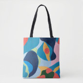 abstracte pop canvas tas (Voorkant)