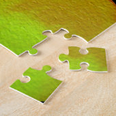 Abstracte pop, kleurenvlekken legpuzzel (Zijkant)