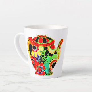 Abstracte Pop theepot C.S. Lewis tea en boek citaa Latte Mok