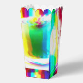 Abstracte Popart Primaire Regenboog Drink Favoriet Bedankdoosjes (Voorkant)