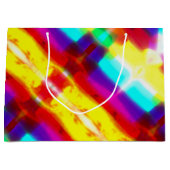 Abstracte Popart Primaire Regenboog Gift Bag Groot Cadeauzakje (Voorkant)