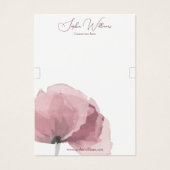 Abstracte Poppy Armband Sieraden Display Kaart (Voorkant)