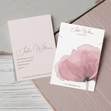 Abstracte Poppy Ketting Sieraden Display Kaart