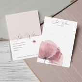 Abstracte Poppy Oorbel Sieraden Display Kaart