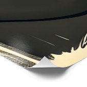 Abstracte portretkunst perfect poster (Hoek)