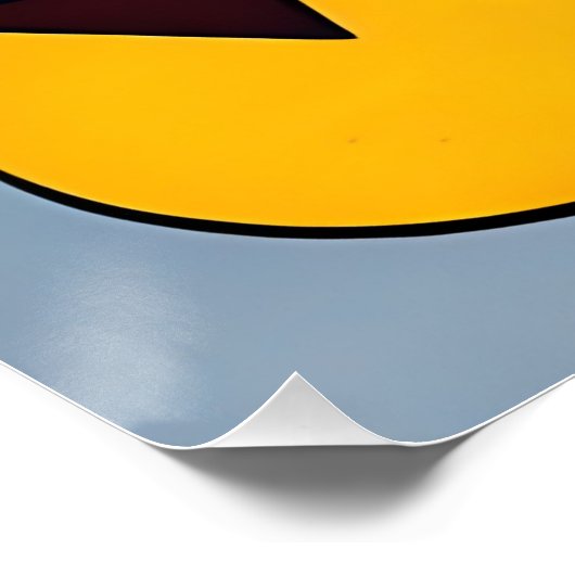 Abstracte portretkunst perfect poster (Hoek)