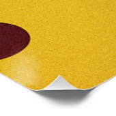 Abstracte portretkunst perfect poster (Hoek)