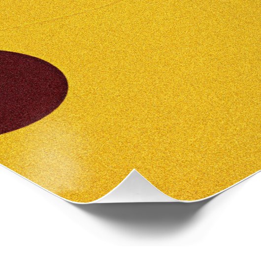 Abstracte portretkunst perfect poster (Hoek)