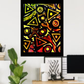 Abstracte Poster  (Thuiskantoor)