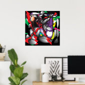 ABSTRACTE POSTER (Thuiskantoor)