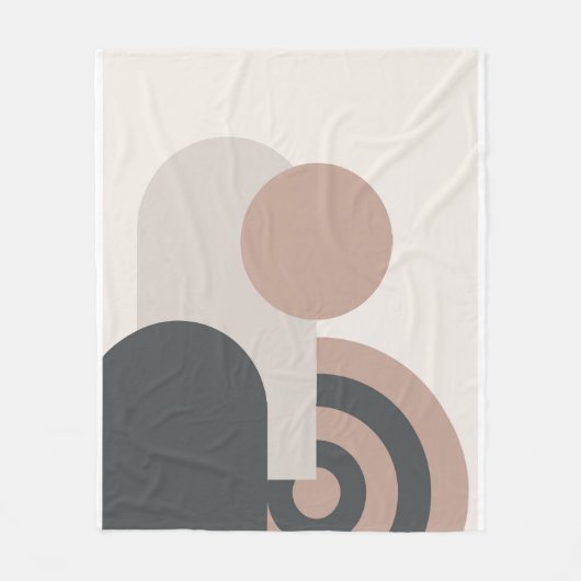 Abstracte posters fleece deken (Voorkant)