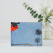 abstracte postkaart (Staand voorkant)