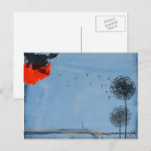 abstracte postkaart (Voorkant / Achterkant)