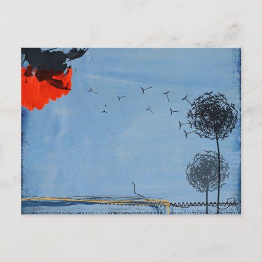 abstracte postkaart (Voorkant)