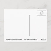 Abstracte postkaart voor Cow Parsley (Achterkant)