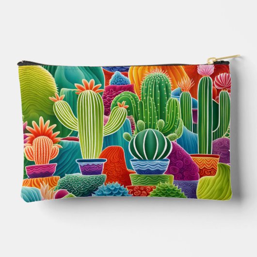 Abstracte potcactussen etui (Achterkant)