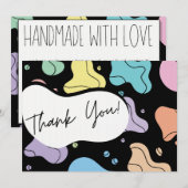 Abstracte pracht bedankkaart (Voorkant / Achterkant)