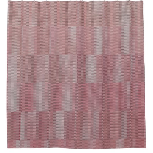 Abstracte prachtige elegante vormen douchegordijn (Voorkant)