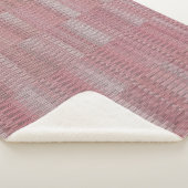 Abstracte prachtige  elegante vormen sherpa deken (3/4)