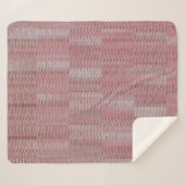 Abstracte prachtige  elegante vormen sherpa deken (Voorkant (horizontaal))