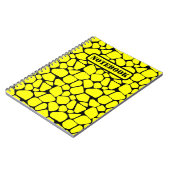 Abstracte Predator Skin Camo Art: Adventure-Inspir Notitieboek (Linkerzijde)