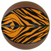 Abstracte Predator Skin Camo Art: Avontuurlijk ont Basketbal (Voorkant)