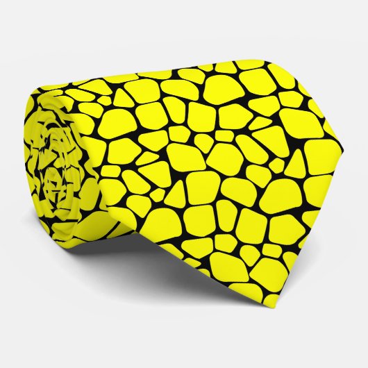 Abstracte Predator Skin Camo Art: Avontuurlijk ont Stropdas (Opgerold)