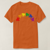 Abstracte Pride Dogs Rainbow T-shirt (Design voorkant)
