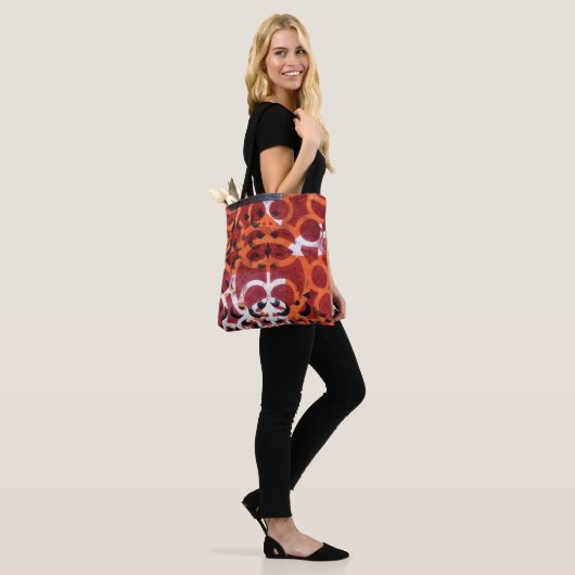 abstracte print canvas tas (Op model)