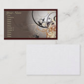 Abstracte professionele kaartsjabloon visitekaartje (Voorkant / Achterkant)