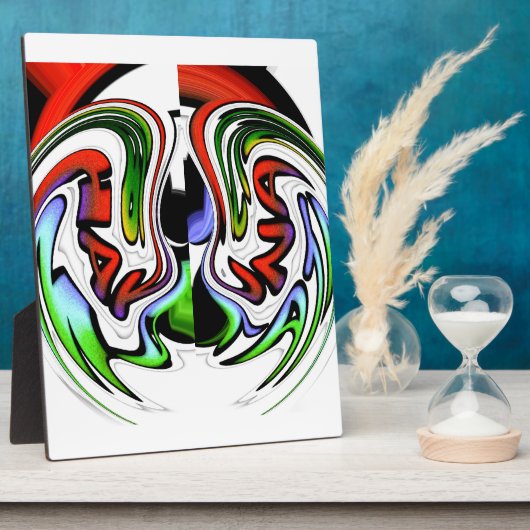 Abstracte profielillustratie afdrukken fotoplaat (Zijkant)