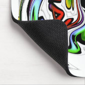 Abstracte profielillustratie afdrukken muismat (Hoek)