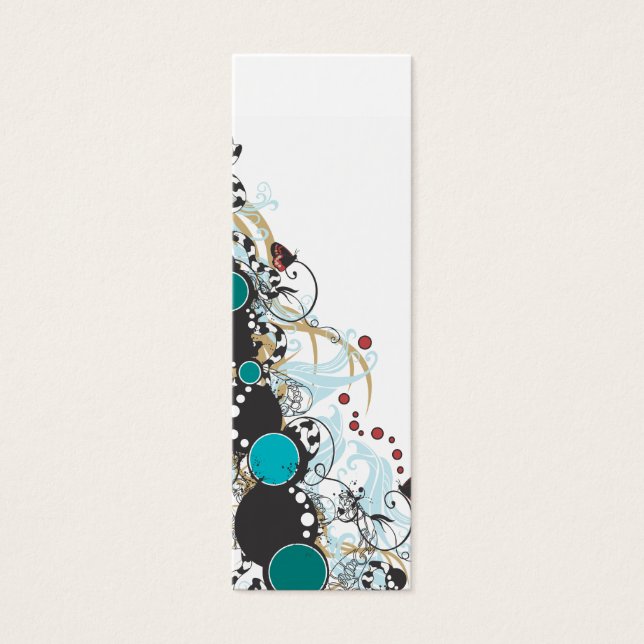 Abstracte profielkaart mini visitekaartjes (Voorkant)