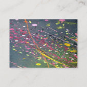 Abstracte profielkaart visitekaartje (Achterkant)
