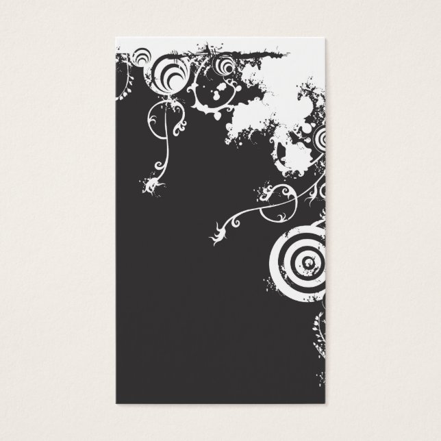 Abstracte profielkaart visitekaartjes (Voorkant)