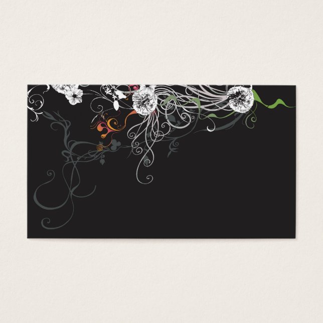 Abstracte profielkaart visitekaartjes (Voorkant)