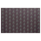 Abstracte Psychedelic Dark Bulldog Tekening Stof (Yard (91,4 cm))