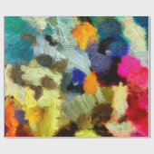 abstracte psychedelic grunge background grafisch s cadeaupapier (Vlak)