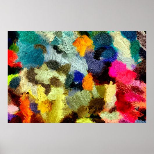 abstracte psychedelic grunge background grafisch s poster (Voorkant)
