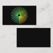 Abstracte Psychedelic Optical Illusion Business Visitekaartje (Voorkant / Achterkant)