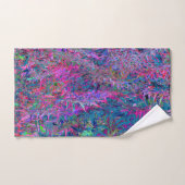 Abstracte Psychedelic Rainbow-kleuren Foliage Gard Bad Handdoek (Handdoek)