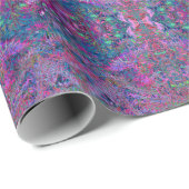Abstracte Psychedelic Rainbow-kleuren Foliage Gard Cadeaupapier (Rol Hoek)