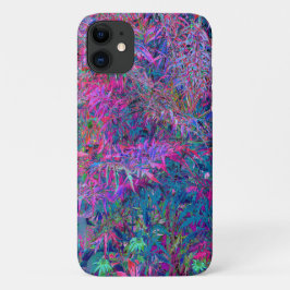 Abstracte Psychedelic Rainbow-kleuren Foliage Gard Case-Mate iPhone Case