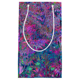 Abstracte Psychedelic Rainbow-kleuren Foliage Gard Klein Cadeauzakje
