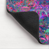 Abstracte Psychedelic Rainbow-kleuren Foliage Gard Muismat (Hoek)