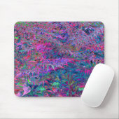 Abstracte Psychedelic Rainbow-kleuren Foliage Gard Muismat (Met muis)